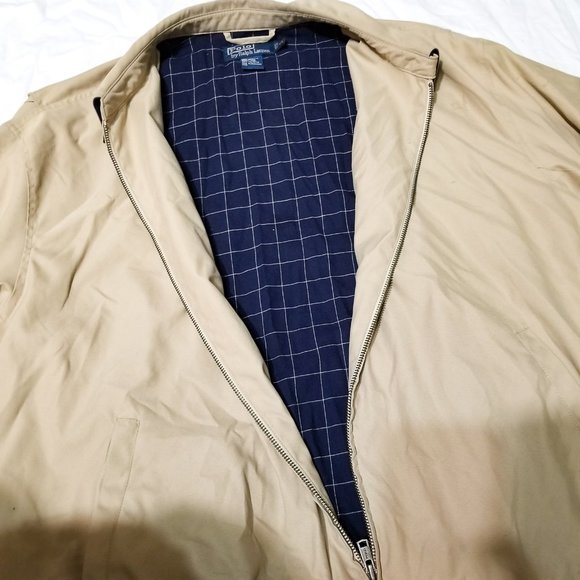 Polo Ralph Lauren Casual Jacket Beige Tan Khaki XL - Picture 4 of 10